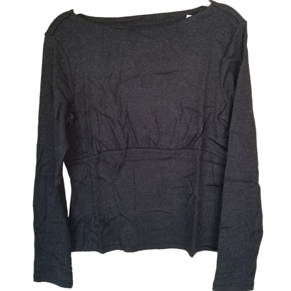 BANANA REPUBLIC KNIT LUREX TOP - Picture 4 of 15